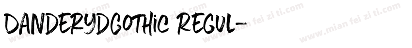 DanderydGothic Regul字体转换
